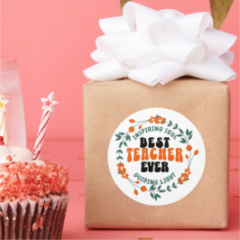 最高の先生Ever Gift Sticker ラウンドシール