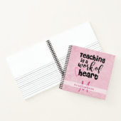 最高の先生EVER Monogram Journal Thank You ノートブック (内部)