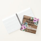 最高の先生EVER Monogram Journal Thank You ノートブック (内部)