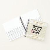 最高の先生EVER Monogram Journal Thank You ノートブック (内部)