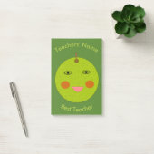 最高の先生Happy AppleカスタムPost it note ポストイット (オフィス)