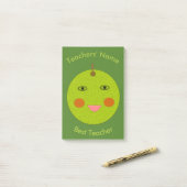最高の先生Happy AppleカスタムPost it note ポストイット (デスク上)