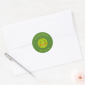 最高の先生Happy Apple Stickers ラウンドシール (封筒)