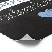 最高の冒険 黒板デザインのベビー用ポスター ポスター (角)