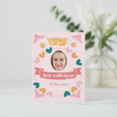 最高の写真年の同僚最高の員 ポストカード (スタンド正面)