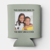 最高の写真緑の叔父 缶クーラー (裏面)