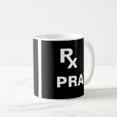 最高の処方箋 - "RX 祈り" - 信仰プラン コーヒーマグカップ (正面右)