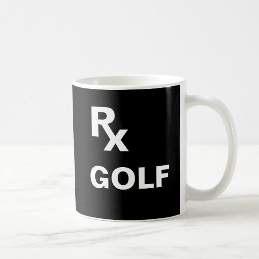 最高の処方箋- 「RX GOLF」 -スポーツ コーヒーマグカップ (右)