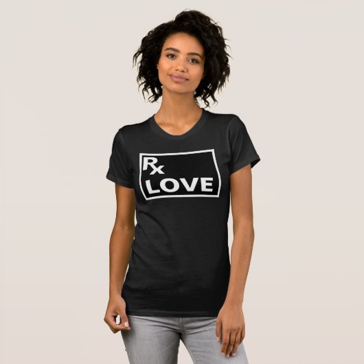 最高の処方 – RX LOVE - Tシャツ (正面フル)