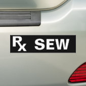 最高の処方 – RX SEW – 作成 バンパーステッカー (車上)