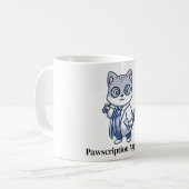 最高の動物病院看護チーム コーヒーマグカップ (正面左)