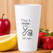 最高の医師に感謝を ありがとうございます カフェラテマグ