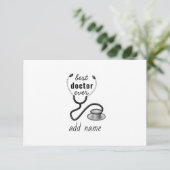 最高の医師に感謝を 永遠に感謝します 医師の皆様 サンキューカード (スタンド正面)