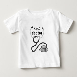 最高の医師 ステートスコープ 医者 卒業 ベビーTシャツ