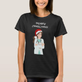 最高の医者へのクリスマスプレゼント Tシャツ (正面)
