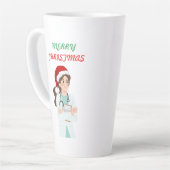 最高の医者へ クリスマスギフト カフェラテマグ (左アングル)