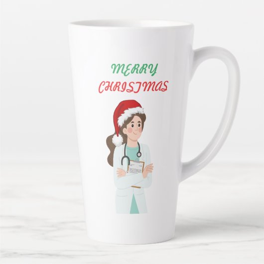 最高の医者へ クリスマスギフト カフェラテマグ (右)