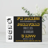 最高の卒業パーティー招待状 招待状 (スタンド正面)