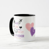 最高の友がMAIDOFHONEプロポーションのギフトを最高の作る マグカップ (正面左)