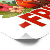 最高の友だちプリン。かわいいベビーキツネ子犬の漫画 フォトプリント            (角)