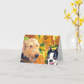 最高の友だち カード (黄色い花)