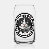 最高の友のタキシード猫 ガラス缶 (裏面)