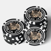 最高の友のタビーキャット ポーカーチップ (積み重ね)