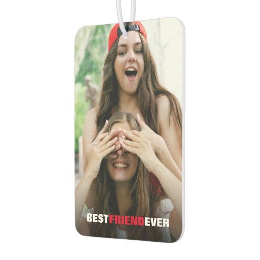 最高の友の写真カスタム空気清浄機 カーエアーフレッシュナー (左)