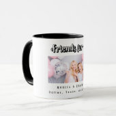 最高の友の写真名モダン マグカップ (正面左)