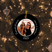 最高の友の写真名 セラミックオーナメント