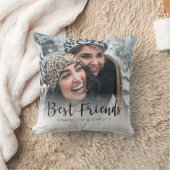 最高の友の写真 クッション (ブランケット)