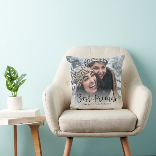 最高の友の写真 クッション (椅子)