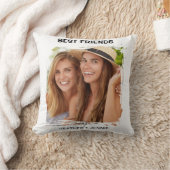 最高の友の写真 クッション (ブランケット)
