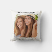 最高の友の写真 クッション (正面)