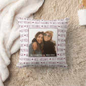 最高の友の写真 クッション (ブランケット)