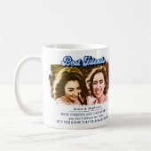 最高の友の写真 コーヒーマグカップ (左)