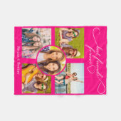 最高の友の写真 フリースブランケット (正面(横))