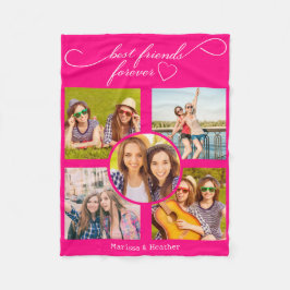 最高の友の写真 フリースブランケット