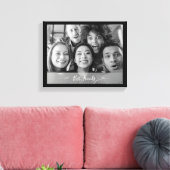 最高の友の写真(白黒) キャンバスプリント (インサイチュ (リビング))