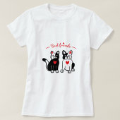 最高の友の動物 Tシャツ