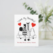 最高の友の挨拶 ポストカード (スタンド正面)