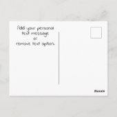 最高の友の挨拶 ポストカード (裏面)