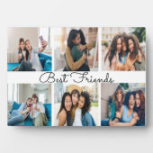 最高の友の書道 |複数カスタムの写真 フォトプラーク (正面)