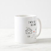 最高の友の贈り物最高のお願い コーヒーマグカップ (正面右)