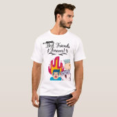 最高の友より永遠 – かわいい友情引用文ティー» Tシャツ (正面フル)