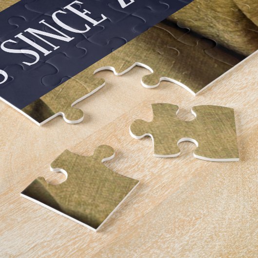 最高の友よモダンりカスタム写真テンプレートBFF ジグソーパズル (側面)