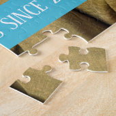 最高の友よモダンりカスタム写真テンプレートBFF ジグソーパズル (側面)