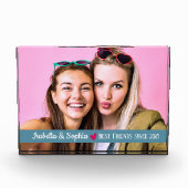 最高の友よモダンりカスタム写真テンプレートBFF フォトブロック (正面)