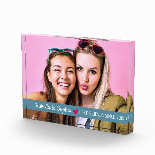 最高の友よモダンりカスタム写真テンプレートBFF フォトブロック (右)