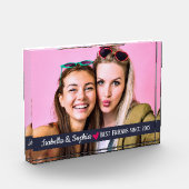 最高の友よモダンりカスタム写真テンプレートBFF フォトブロック (左)